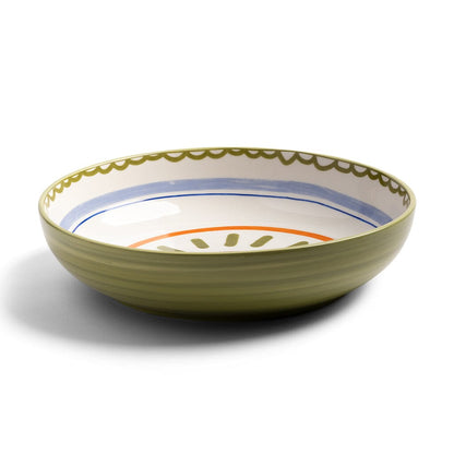 &Klevering - Saladeschaal Boavista - Groen Schalen &Klevering 