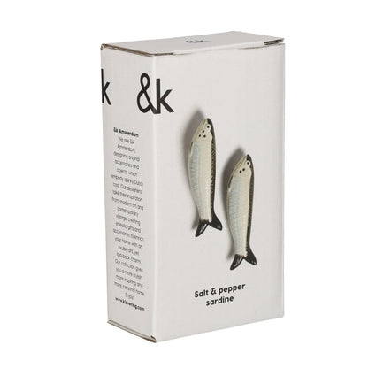 &Klevering - Zout & peper sardine Peper- en zout set &Klevering 