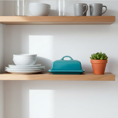 Le Creuset - Botervloot Bleu Riviera 17cm Botervloot Le Creuset 