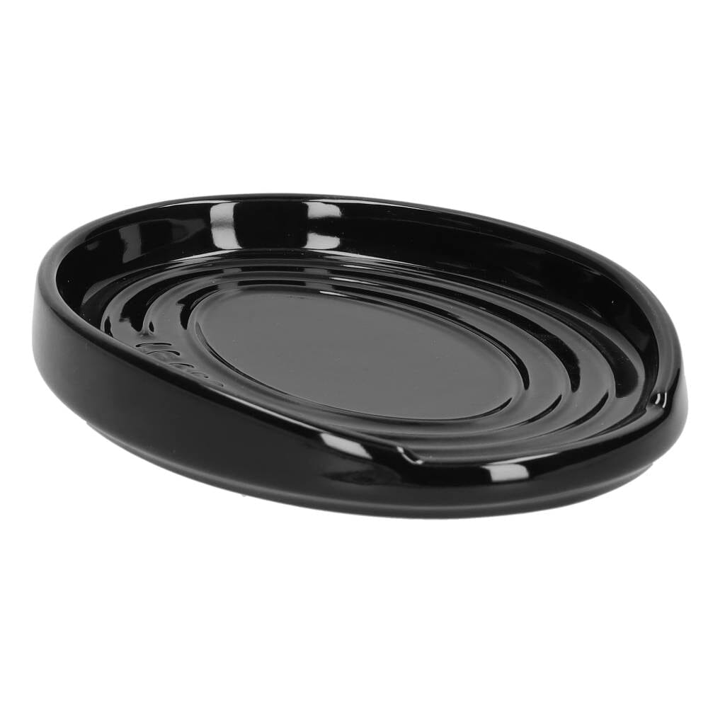 Le Creuset - Lepelhouder ovaal Ebbenzwart 15cm Lepelhouder Le Creuset 