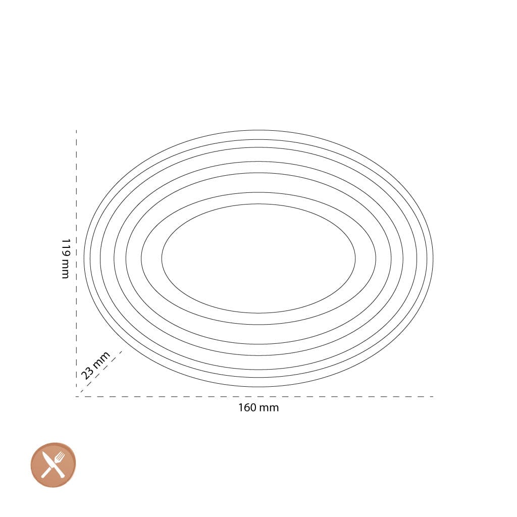 Le Creuset - Lepelhouder ovaal Nectar 15cm Keukengerei houder Le Creuset 