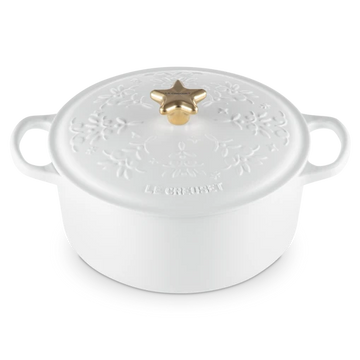Le Creuset - Noel braadpan 4,2 liter ø 24 cm gietijzer Cotton Braadpan Le Creuset 