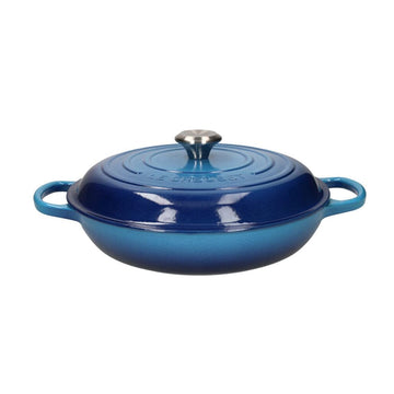 Le Creuset - Signature Campagnard Braadpan Azure 30 cm Braadpan Le Creuset 