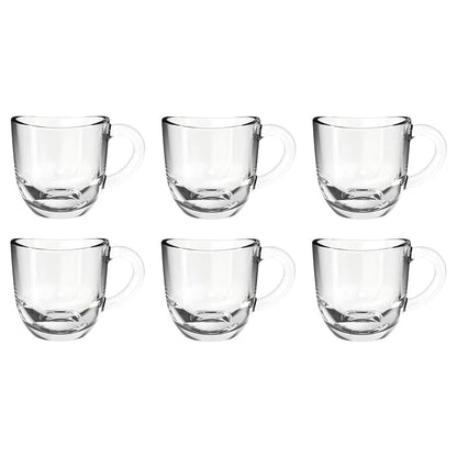 Leonardo - Napoli Espresso Kopje 80ml - 6 stuks Espresso kopjes Leonardo 