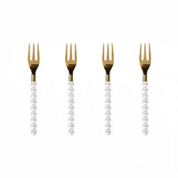 Lepelclub - Gebaksvorkjes - Parel - Set Van 4 LepelClub 