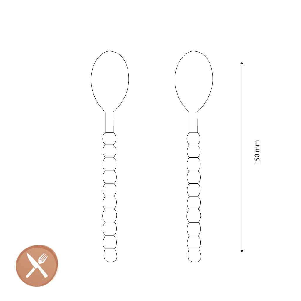 Lepelclub - Koffielepels - Parel - Set Van 2 LepelClub 