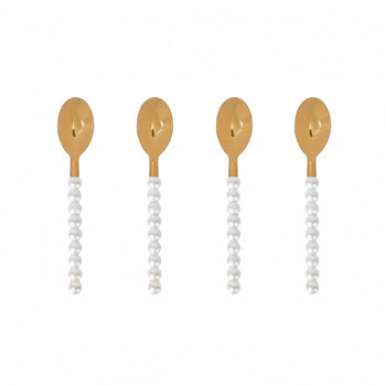 Lepelclub - Koffielepels - Parel - Set Van 4 LepelClub 