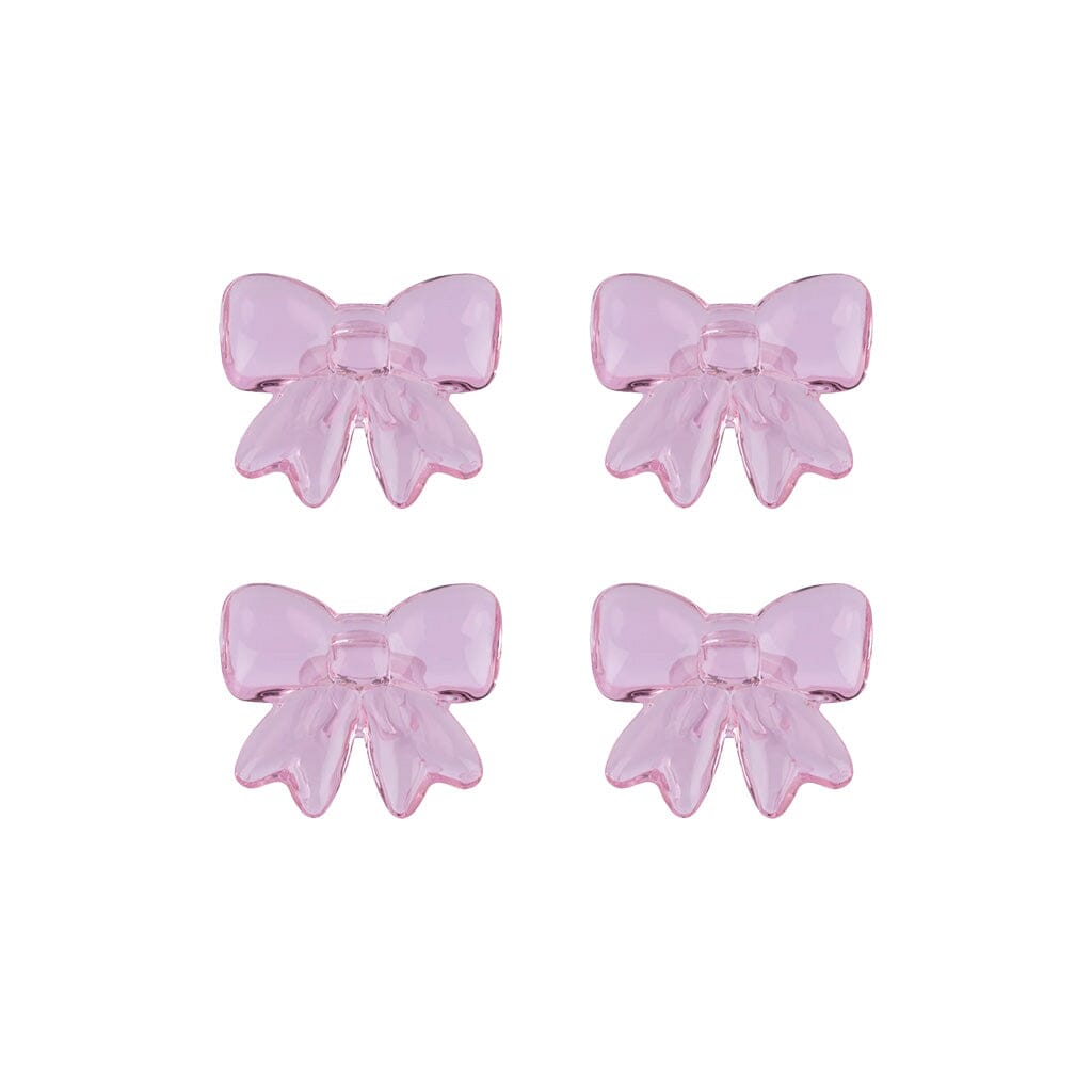 Lepelclub - Servetringen Bow - Roze - Set Van 4 LepelClub 