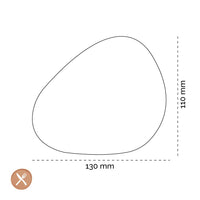 Lind DNA - Onderzetter Curve Nupo Lichtgrijs Onderzetter Lind DNA 