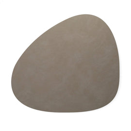 Lind DNA - Placemat Curve L Nupo Lichtgrijs Placemat Lind DNA 