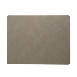 Lind DNA - Placemat Vierkant L Nupo Lichtgrijs Placemat Lind DNA 