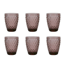 Medard de Noblat - Diamond - Glass 22cl - Purple (set of 6) Medard de Noblat 
