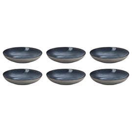 Medard de Noblat - Feeling Indigo - Gourmet plate 24.5 cm (set of 6) Gourmetbord Medard de Noblat 