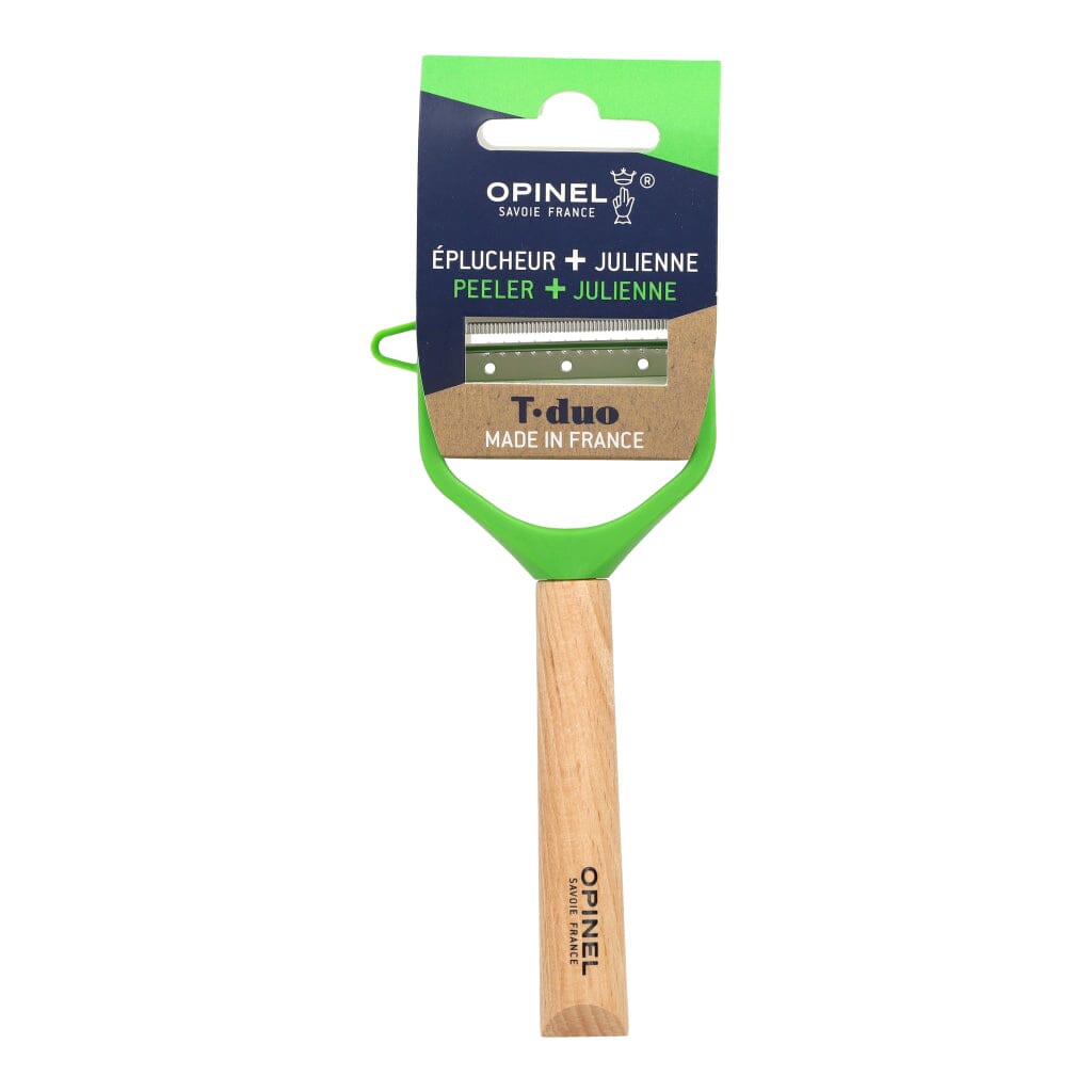 Opinel - Dunschiller, T-Duo Wood, groen, doos Opinel 