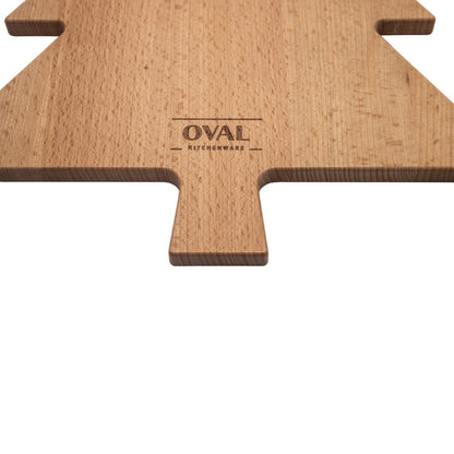 Oval - Puur Hout | Beuken Kerstboom plank 45 cm Oval Kitchenware 