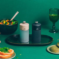 Peugeot - Moulin à poivre Line aluminium naturel 12cm Moulin à poivre Peugeot