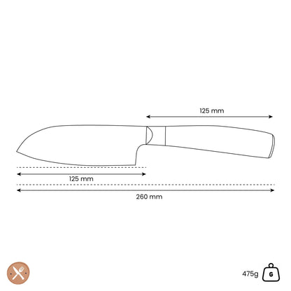 Richardson Sheffield - Midori Santoku mes 12,5 cm Santokumes Richardson Sheffield 