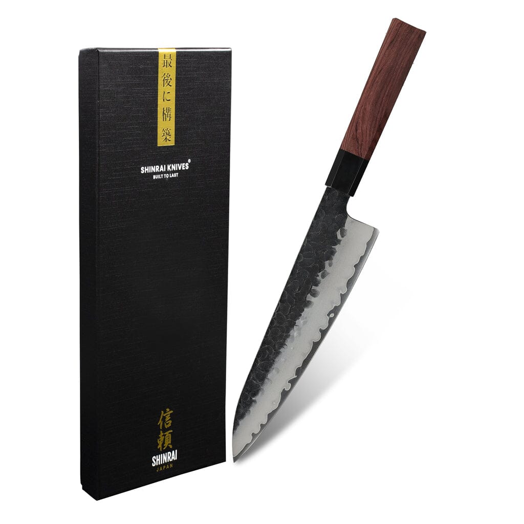 Shinrai Japan - Kurayami Damascus Koksmes 20 cm Koksmes Shinrai Japan 