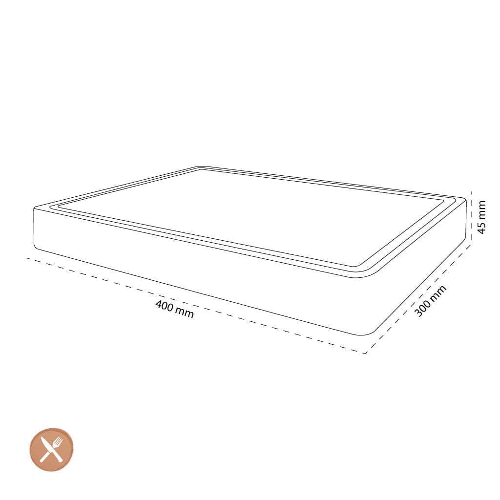 Shinrai Japan - Schaak Snijplank Acaciahout - 40 x 30 x 4.5 cm Houten snijplank Shinrai Japan 