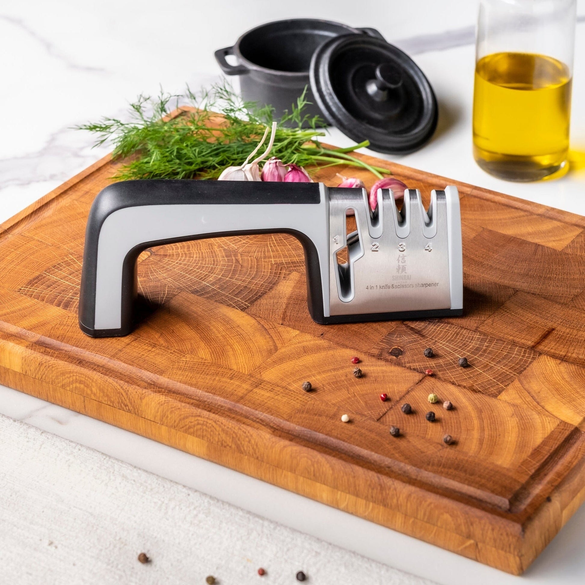 Shinrai Knives - 4-in-1 Messenslijper Doortrekslijper Shinrai Knives 