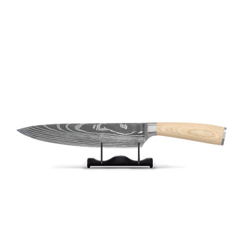Couteaux Shinrai - Couteau de chef imprimé Akari Damascus 20 cm Couteaux Shinrai