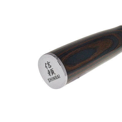 Shinrai Knives - Damascus Print Chinees Koksmes 18 cm Koksmes Shinrai Knives 