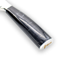 Shinrai Knives - Damascus Print Onyx Epoxy Nakiri mes 18 cm Nakirimes Shinrai Knives 