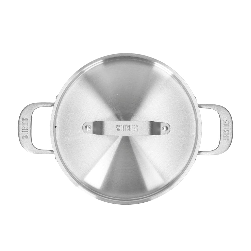 Skottsberg - Stainless Steel Kookpan 24 cm met deksel Kookpan Skottsberg 