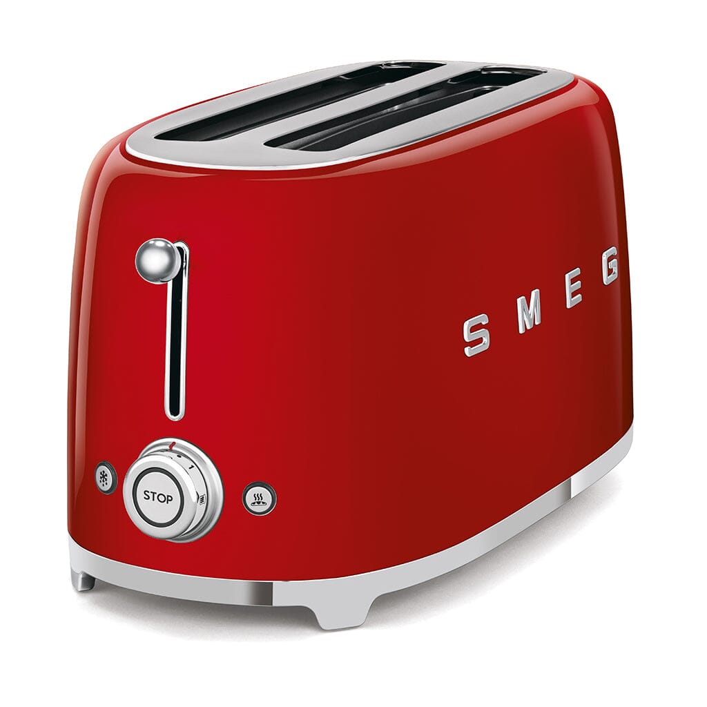 Smeg - Broodroosters | Rood | Jaren 50 | Toaster 2x4 Broodrooster Smeg 