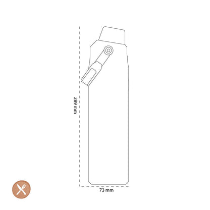 Stanley - De AeroLight™ IceFlow™ Waterfles Snelle Stroom 0,6L Lilac Thermosfles Stanley 