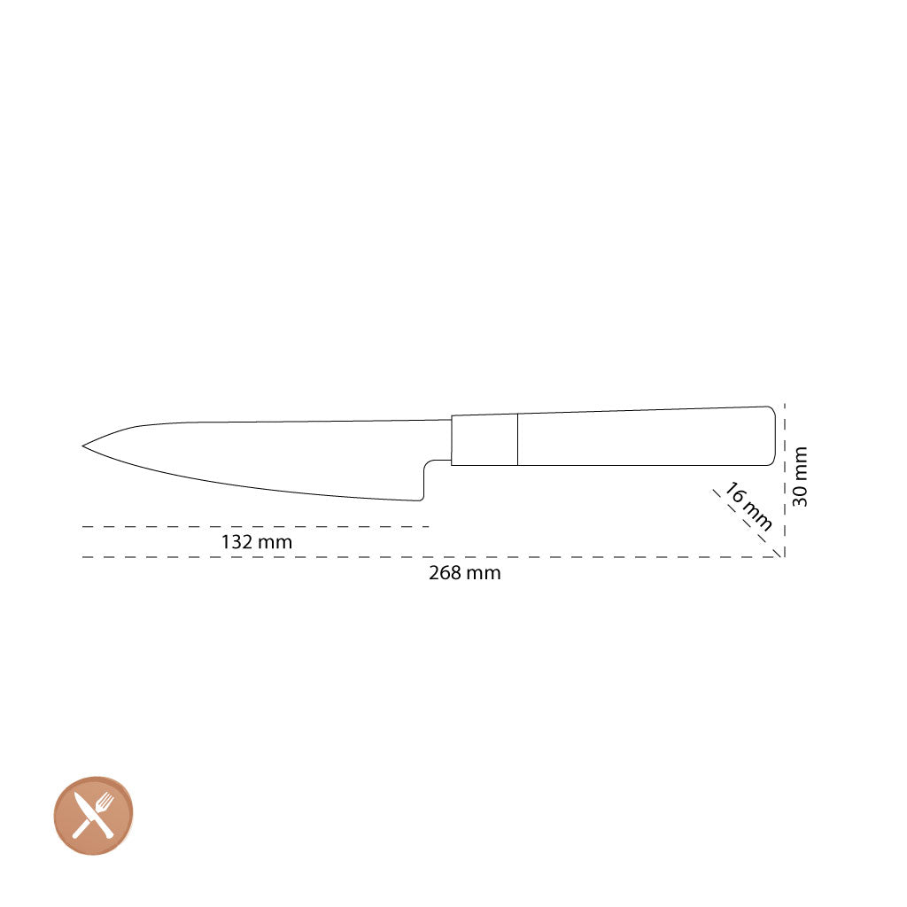 Shinrai Japan - Takumi Kaza Damascus Paring Knife 13 cm