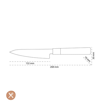 Shinrai Japan - Takumi Kaza Damascus Paring Knife 13 cm