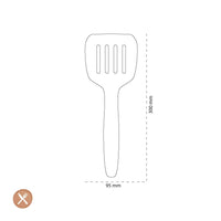 Tools2Cook - Siliconen Bakspatel Nutmeg Grey Spatel Tools2Cook 