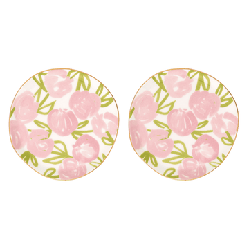 Culture de la nature urbaine - Bonjour - Assiette Ø12 - Palesa Rose Flamant - lot de 2 Culture de la nature urbaine
