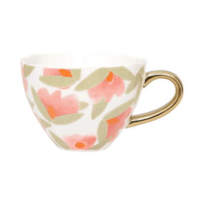 Culture de la nature en ville - Bonjour - Mug cappuccino - Corail brûlé Culture de la nature en ville