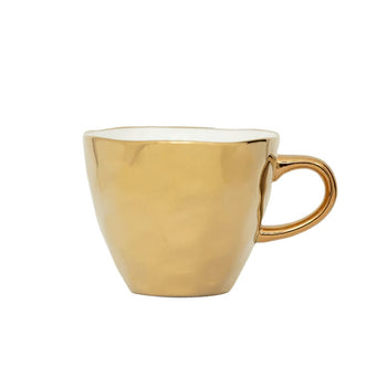 Culture de la nature en ville - Bonjour - Tasse à café - Tasse à café dorée Culture de la nature en ville