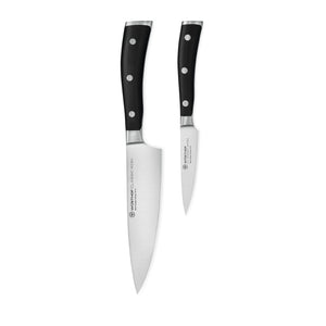Wüsthof - Coffret de couteaux Classic Ikon 2 pièces - Petit couteau de chef + couteau d'office