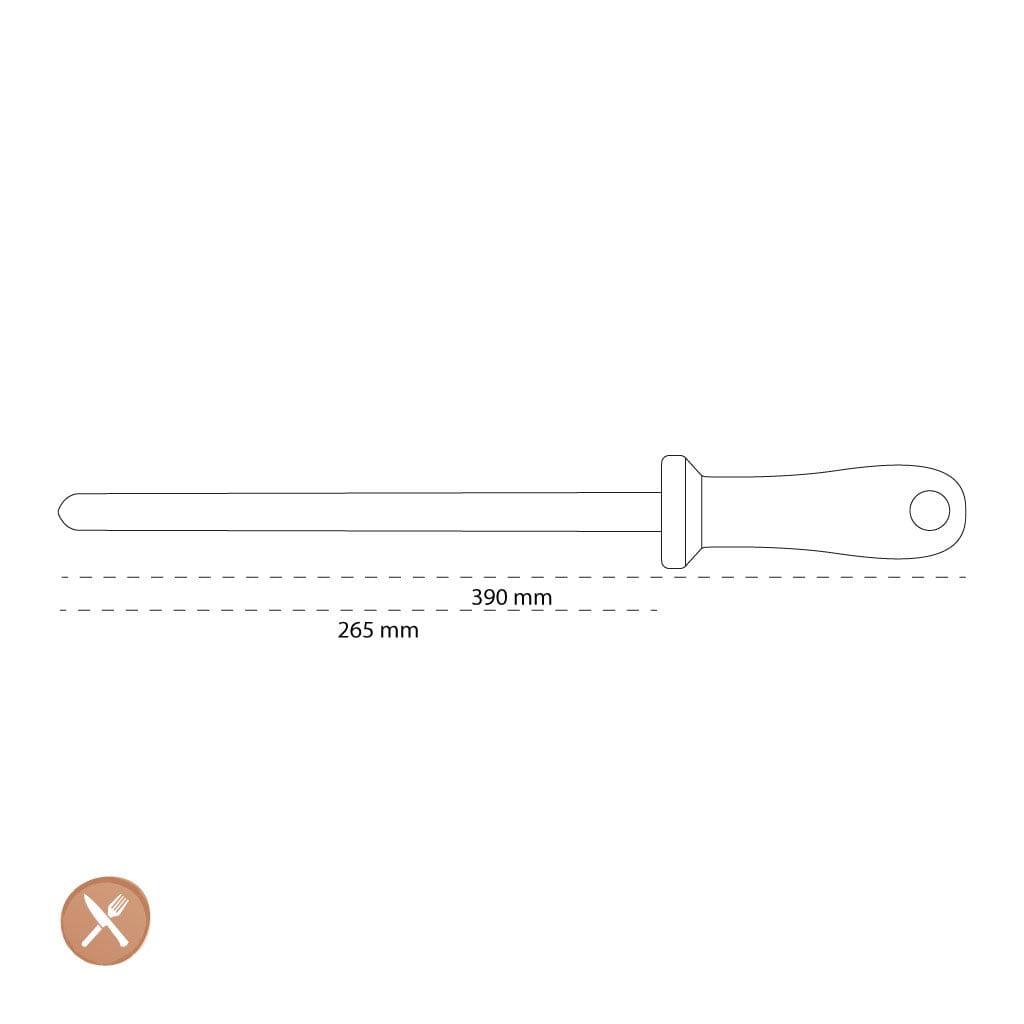 Wusthof - Keramische slijpstaaf, fijn, 26 cm Wusthof 