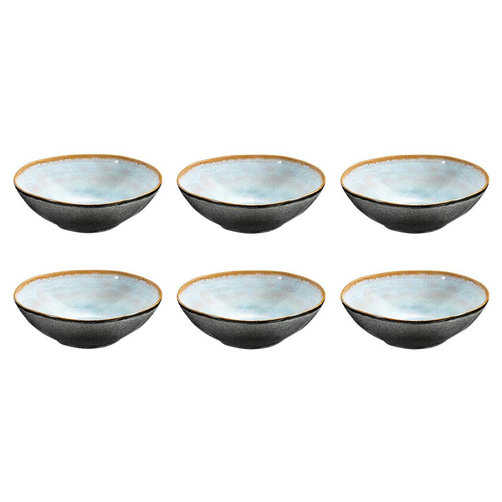 Medard de Noblat - Shadow Aqua Soup bowl 19.5 cm (set of 6)