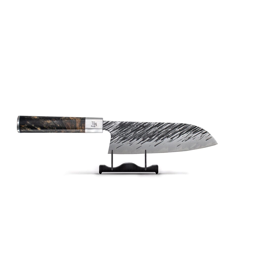 Ame - Japanse Santoku Rain Pattern 18 cm Santoku mes Satake 